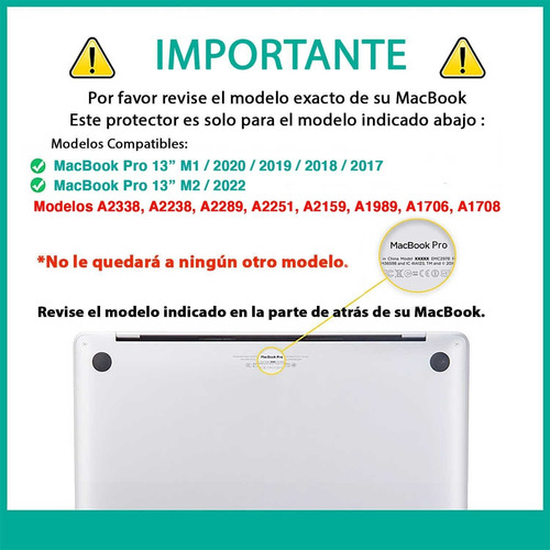 . Funda Techprotectus Para Macbook Pro 13 M1 M2 Marmol
