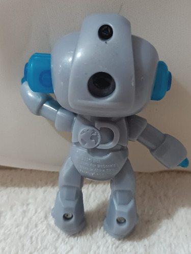 Lote 3 Juguete Robot Bot 2.0 Promocional Mcdonald's 2019 Bot 2.0 Gris (Usado)