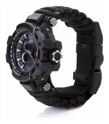 Reloj Tactico G3 Analogo Multifuncion Paracord  Aventureros