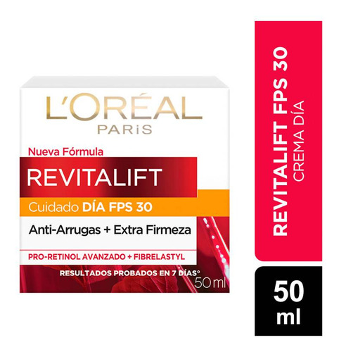 Loreal Revitalif Cuidado Dia Fps30 50ml Original