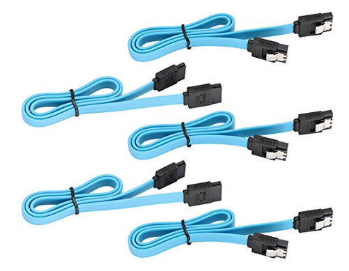 Cable Sata Iii 6gbps Con Cierre, Compatible Hdd/ssd/cd,