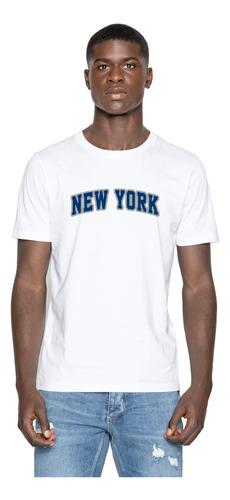 Camiseta Remera Bizelado New York City Hombre 