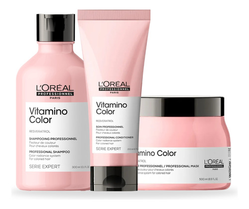 Vitamino Color Kit Acondicionador+mascara+shampoo