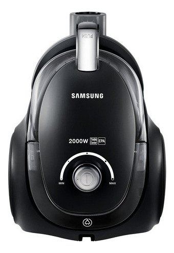 Aspiradora Samsung Sin Bolsa 2000 W Negra Vc20ccnmaeb Color 