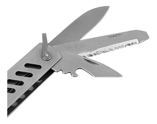 Imagen 4 de 9 de Pinza Multiuso Multifunción Martillo Cortaplumas Navaja