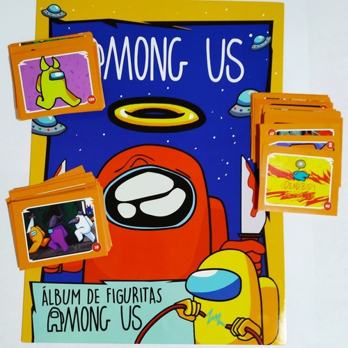 Among Us - Album + Figuritas A Pegar - Leer Descripcion!