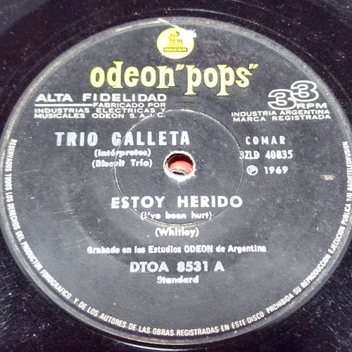 Simple Trio Galleta Odeon Pops C6