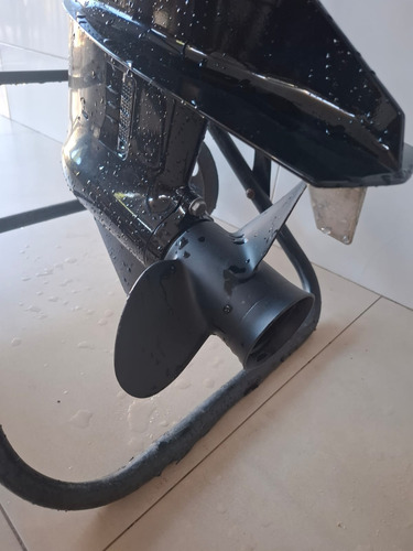 Canoa E Motor Mercury 30 Hp Com Partida Novo