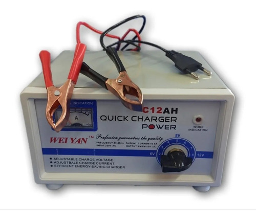 Imagen 3 de 5 de Cargador De Baterias Auto Multi Voltaje 6v 8v Y 12v