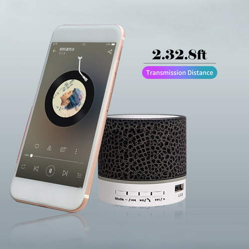 Mini Altavoz Inalámbrico Bt Con Luces De 7 Colores Para Viaj