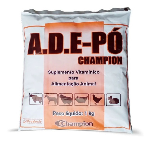 Suplemento Vitamínico Ade Pó Champion 1kg