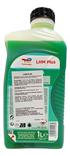 Fluído Total Lhm Plus Verde - Und-1 L
