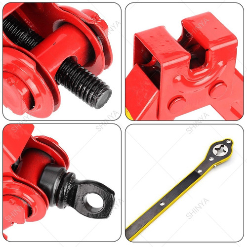 Imagen 5 de 9 de Gata Tijera De 1.5 Todeladas Para Autos Pequeños 85mm-350mm