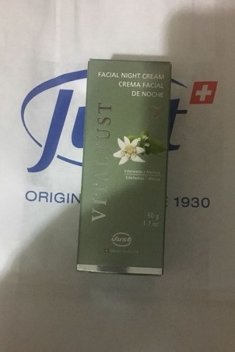 Crema Antiarrugas de Noche Just para piel normal de 50mL