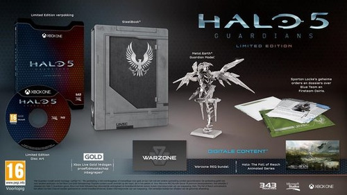 Jogo Halo 5 Guardians Edição Limitada - Xbox One - Steelbook (Usado)