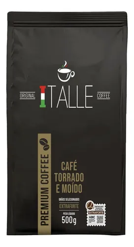 Café Torrado E Moído Extraforte Café Italle 500g Pó