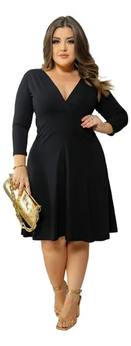 Vestido Social Plus Size