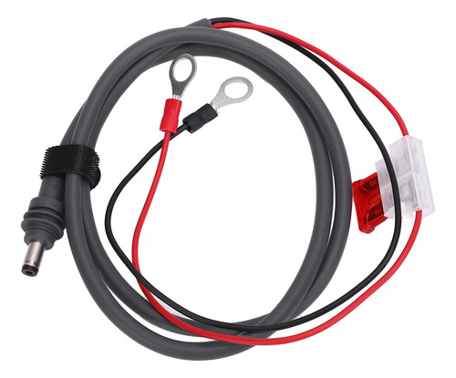 Cabo De Carregamento Dc 2m O Ring 18awg Vermelho Preto Paral