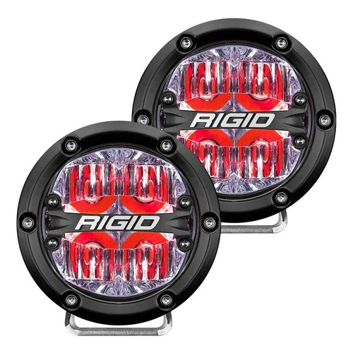 Par Faros Aux 360 Series 4 PuLG Niebla Led Rigid Dually Jeep