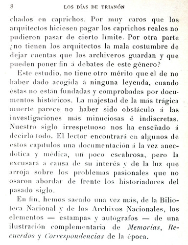 Trianón Documentos Archivos Historia Ilustrada / Antiguo - L (Usado)
