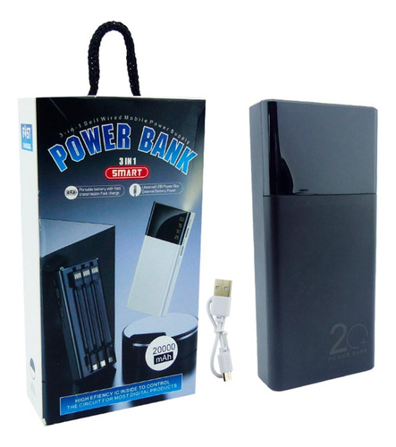 Bateria Externa Emergencia 20.000ma Power Bank Conlinterna