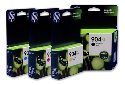 Kit De Cartuchos Hp 904xl T6m04ab 08ab 12ab 16ab 6970