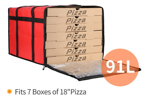 Bolsa Aislante Para Pizza, 20 X 20 Cm, Para Uso Personal Y P