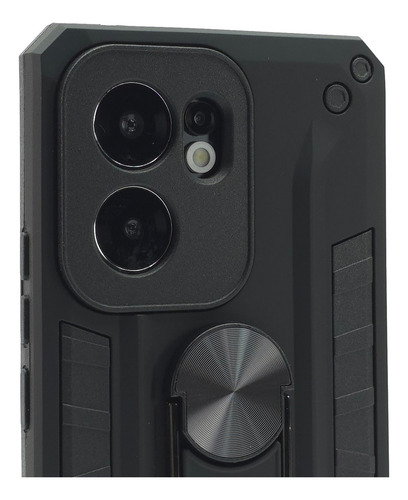 Funda - Protector - Case Para Oppo Reno 13f 5g Uso Rudo Negro Oppo Reno 13f 5g