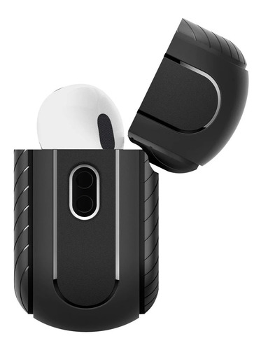 Imagen 5 de 7 de Case Spigen Mag Armor Magsafe AirPods Pro 2 Funda C/ Llavero