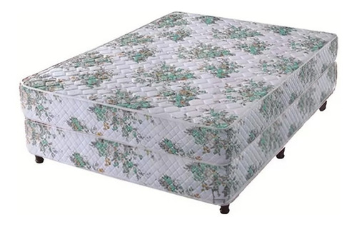 Sommier Y Colchon Cannon Princess 140 X 190 + 2 Almohadas