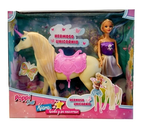 Kiara Hada Y Su Unicornio Poppi Doll 5981 Creciendo