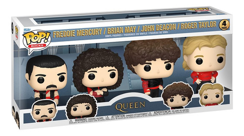 Funko Pop! Queen 4 Pack - Radio Gaga