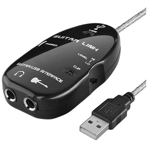 Interfaz De Audio Cable Guitarra Bajo Guitar Rig Link Usb