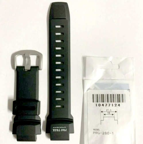 Pulseira Para Relógio De Pulso Casio Prg-280 (bp) Preto