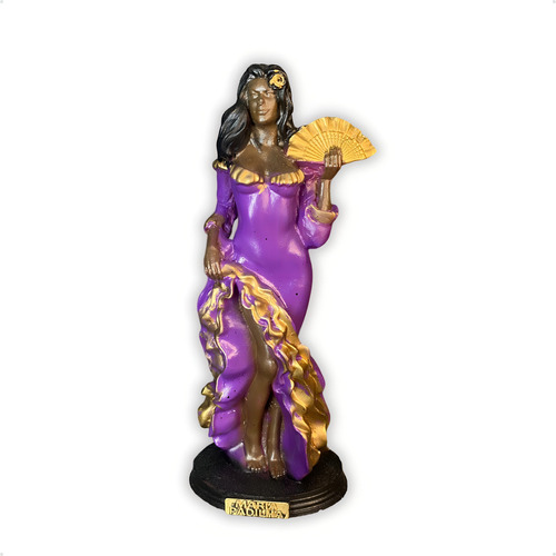 Imagem Pomba Gira 15 Cm Roxa - Umbanda/ Candomblé