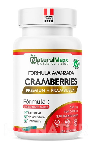 Cramberries 100 Capsulas Cranberry Naturalmaxx Oferta+++