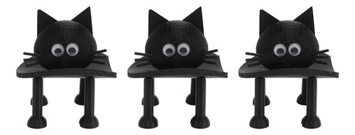Juego De 3 Soportes Para Papel Higiénico Con Forma De Gato,