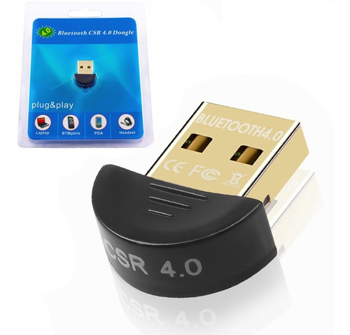 Imagem 1 de 7 de Adaptador Bluetooth Conector Pc Dongle Usb Fone De Ouvido