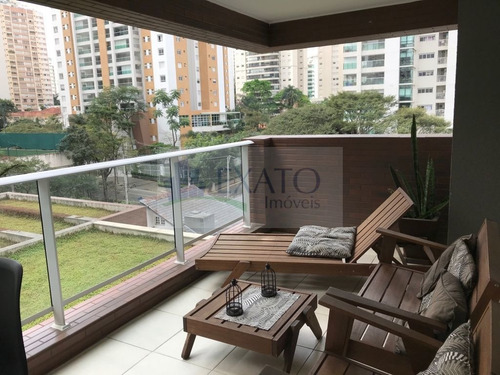 Imagem 5 de 15 de Lindo Apartamento No Campo Belo, Com 69m², 2 Dormitórios, 1 Vaga E Lazer Completo. - Em50077