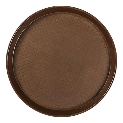 Plato De Servidor De Cena Rápida Redondo Café