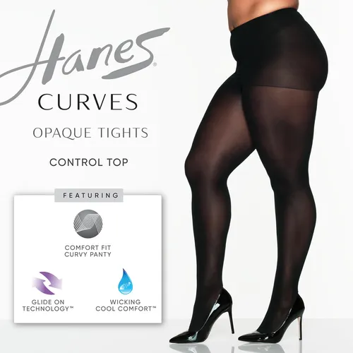 Hanes Para Mujer Hanes Para Mujer Hanes Curves Opaque Hsp005