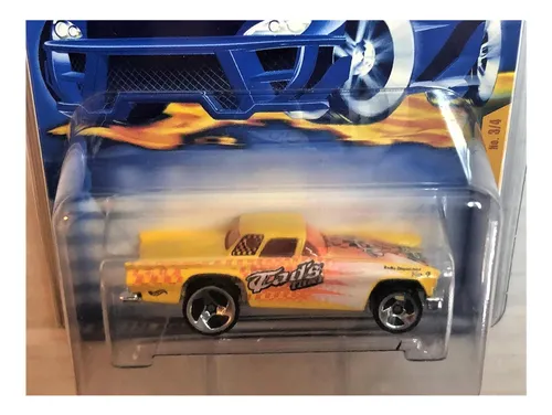 Hot Wheels Turbo Táxi Série 57 T-bird Escala 1:64 Amarillo