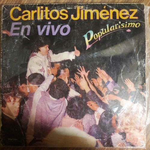 Vinilo Carlitos Jimenez En Vivo Popularisimo En Leones H C4