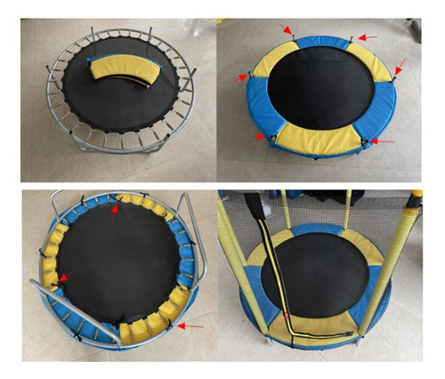 Almohadilla De Seguridad De Repuesto Para Amarillo Azul 1.4m