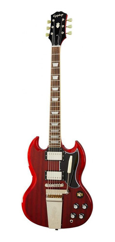 Guitarra EpiPhone Sg Standard 61 Maestro Vibrola Vint Cherry