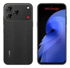 Celular Nubia V80 Design 256gb+20 Gb Ram(8gb + 12gb Dinámica), Android 16 Negro