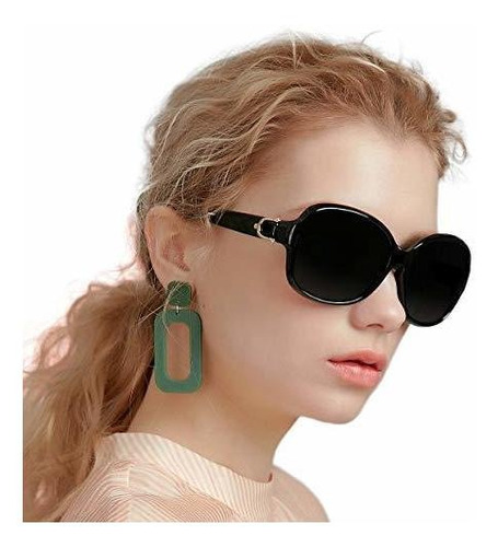 Gafas De Sol Polarizadas Efe Classic Oversized Para Mujeres