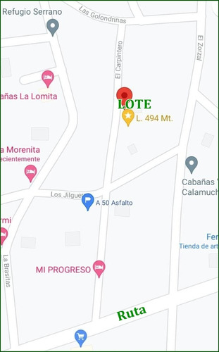 Lote, Va. Strada, Santa Rosa De Calamuchita