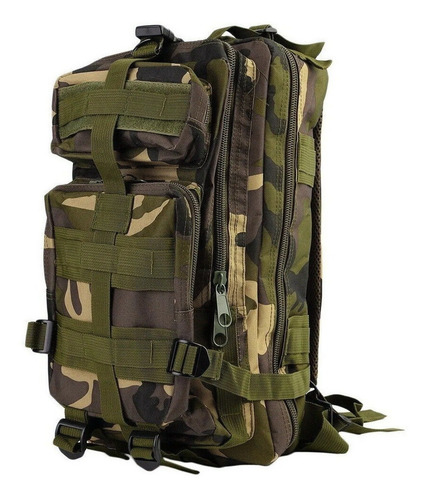 Imagem 1 de 2 de Mochila Tática Reforçada Militar Camuflada Impermeável