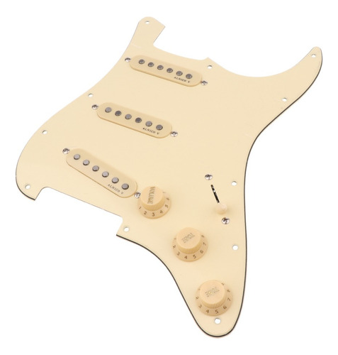 Classic Prewired Caricato Sss Pickguard Alnico V Pickups Per